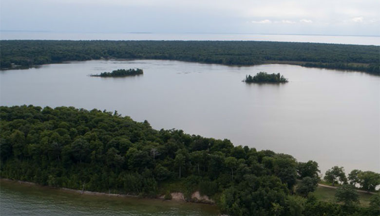 Lake Mackaysee Islands