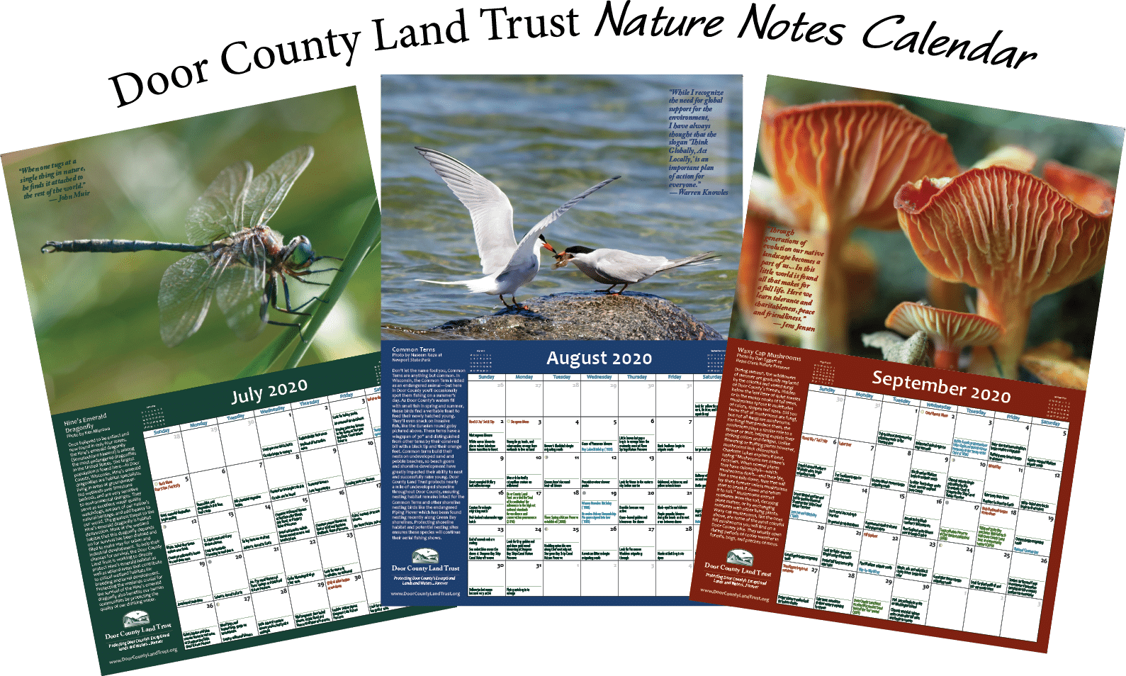 Nature Notes Calendar Door County Land Trust